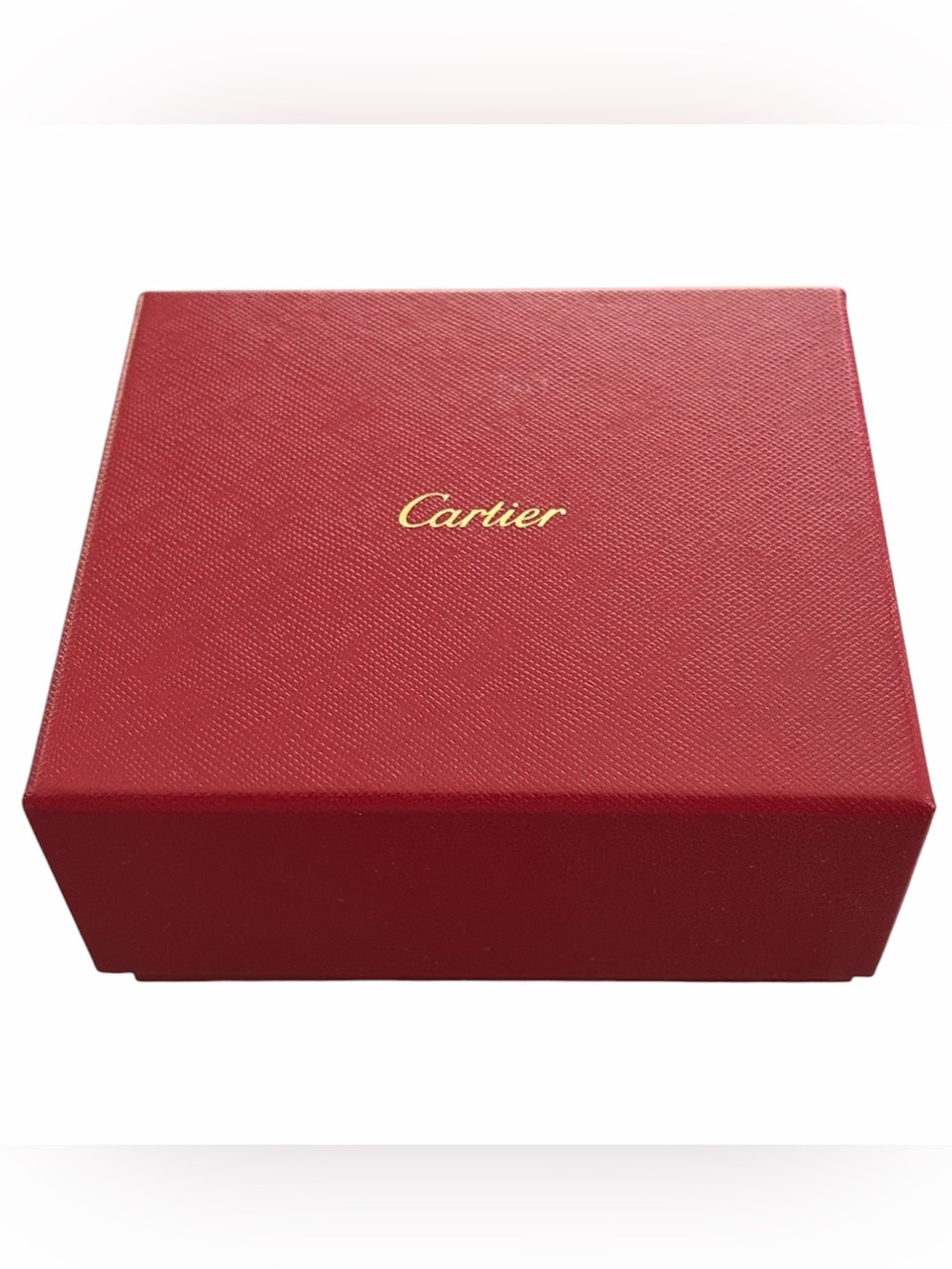 Cartier Red Box with Gold Logo